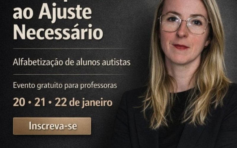 Curso gratuito aborda estratégias práticas para alfabetização de estudantes com TEA em Ribeirão Preto
