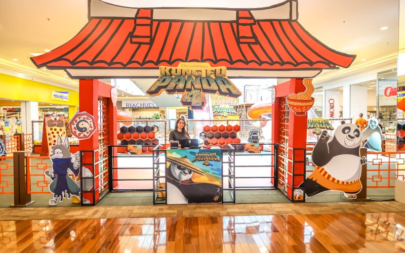 Atração infantil inspirada na nova animação, Kung Fu Panda 4, é a novidade do Ribeirão Shopping