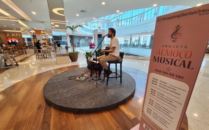 ShoppingSantaÚrsula reforça agenda cultural com programação musical em outubro