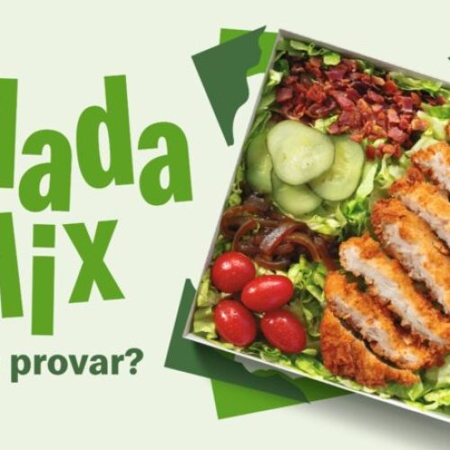 Novidade fresquinha: chega no cardápio do Méqui a nova Salada Mix