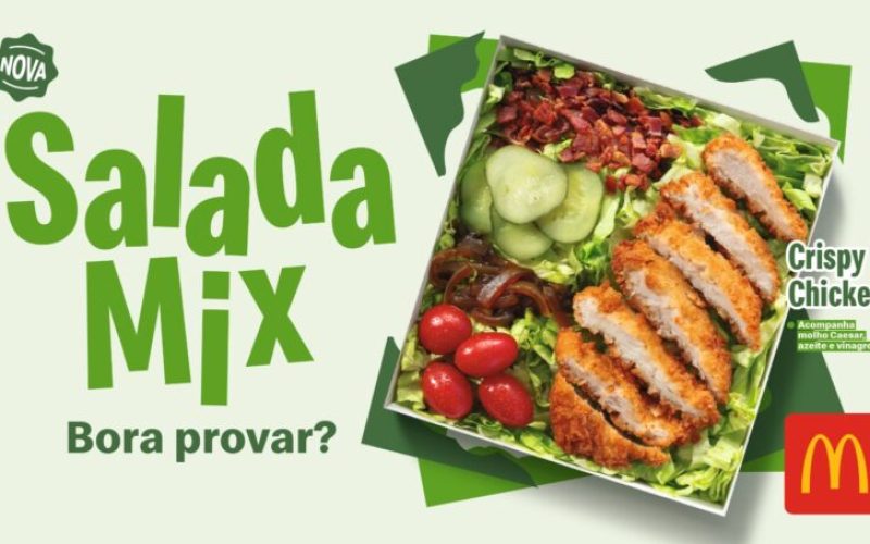 Novidade fresquinha: chega no cardápio do Méqui a nova Salada Mix