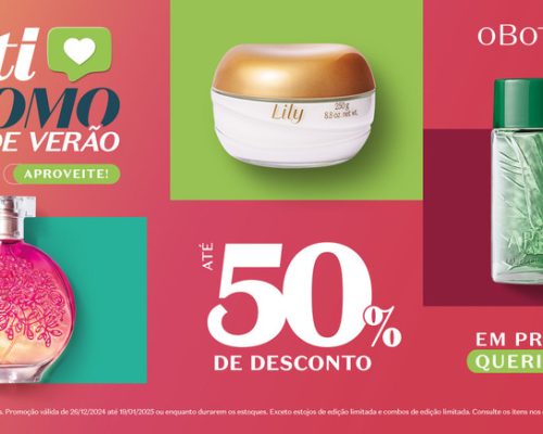 Últimos dias para aproveitar a Boti Promo de Verão com mais de 300 itens com até 50% off