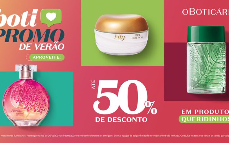 Últimos dias para aproveitar a Boti Promo de Verão com mais de 300 itens com até 50% off
