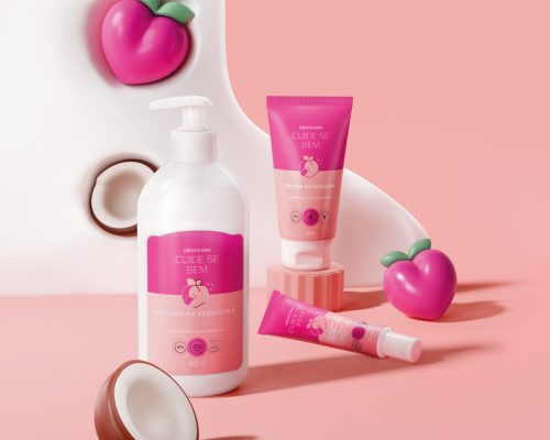 O Boticário apresenta Cuide-se Bem Doçura na Pessegura, linha de cuidados depilatórios que garante uma pele lisinha, hidratada e cheirosa