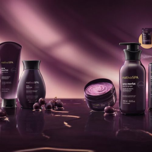 O Boticário apresenta Nativa SPA Uva Merlot, nova linha de cuidados corporais que desacelera os sinais do tempo na pele desde o primeiro uso