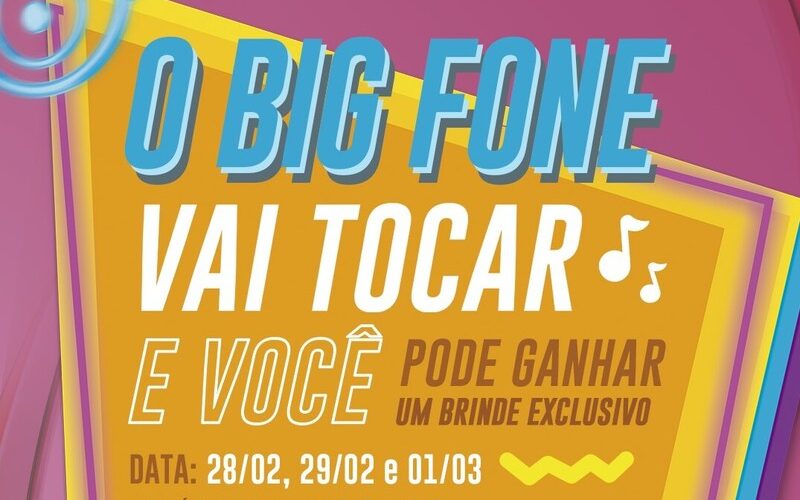 BBB24: Big Fone vai tocar no RibeirãoShopping