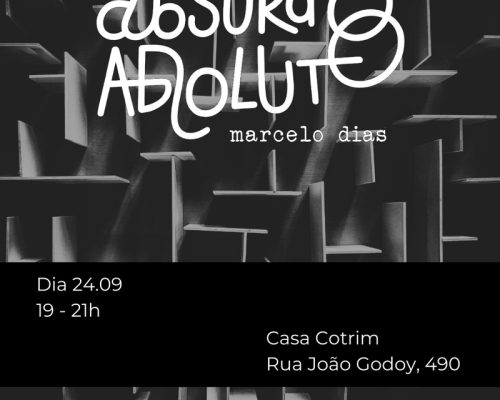 Marcelo Dias inaugura exposição “Absurdo Absoluto” na Casa Cotrim