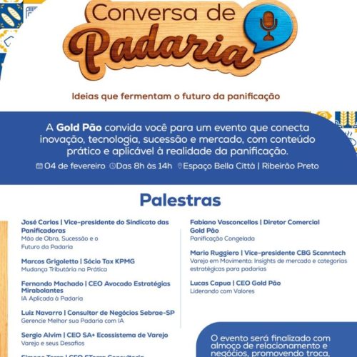 Conversa de Padaria chega a Ribeirão Preto para consolidar o setor de panificação no estado de São Paulo