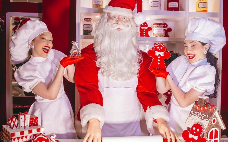 Decoração de Natal do RibeirãoShopping é inaugurada nesta sexta-feira, com show, chegada do Papai Noel e Parada natalina com personagens