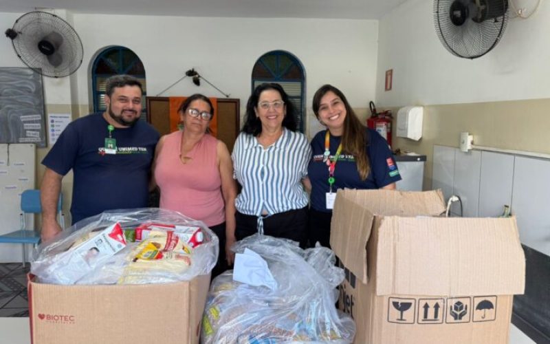 Unimed Ribeirão Preto entrega alimentos arrecadados em ação social