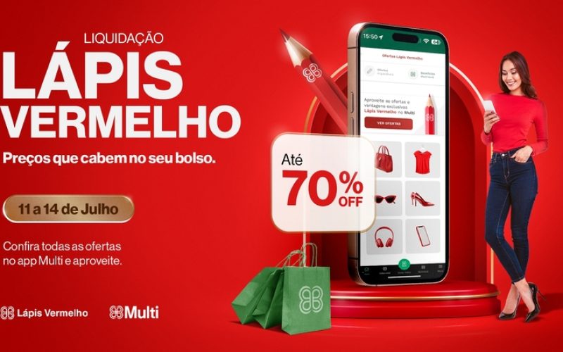 RibeirãoShopping e SantaÚrsula promovem a Liquidação Lápis Vermelho com até 70% OFF em diversas categorias