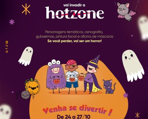 RibeirãoShopping realiza evento de Halloween na HotZone com atividades gratuitas para a criançada