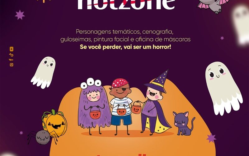 RibeirãoShopping realiza evento de Halloween na HotZone com atividades gratuitas para a criançada