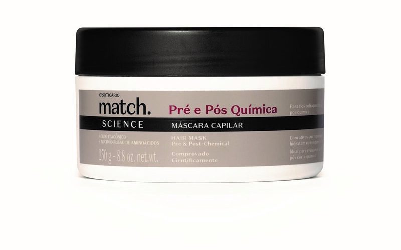 Match Science do Boticário inova e lança linha com tecnologia de alta performance que prepara os fios para receber procedimentos químicos