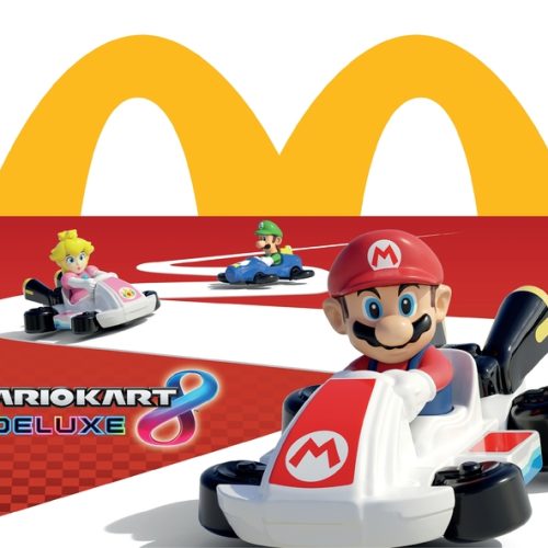 Mario e amigos chegam no McLanche Feliz com brinquedos de Mario Kart 8