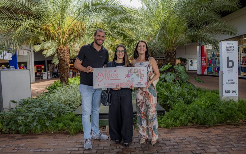 Santa Maria Outlet anuncia vencedores da campanha de Dia das Mães