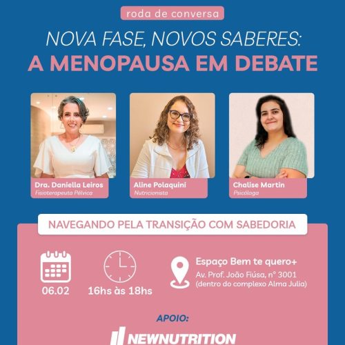A menopausa em debate: um encontro para esclarecer dúvidas e promover a saúde
