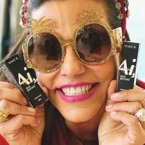 Do meme ao batom: o Boticário anuncia collab inédita entre Narcisa Tamborindeguy e Make B., após pedidos da socialite e de sua fanbase