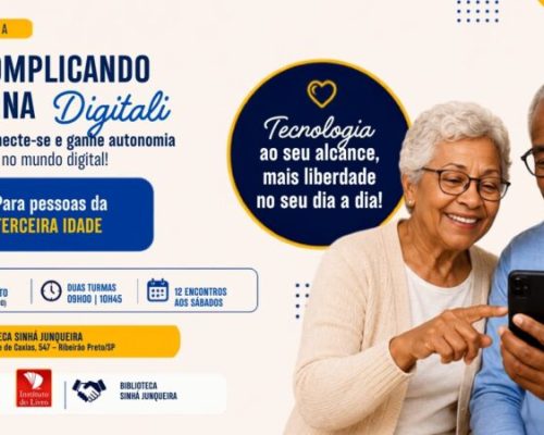 Nunca é tarde para aprender: oficina gratuita ensina idosos a usar o celular com segurança e independência