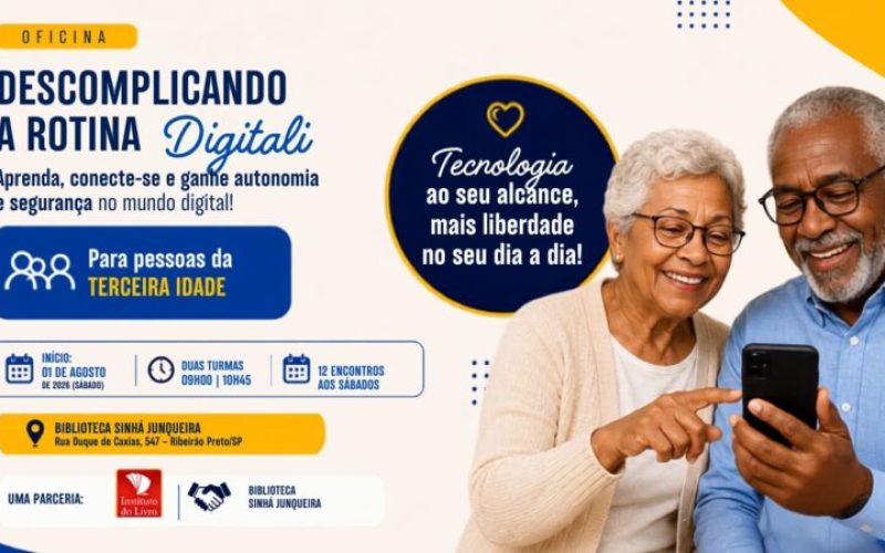 Nunca é tarde para aprender: oficina gratuita ensina idosos a usar o celular com segurança e independência