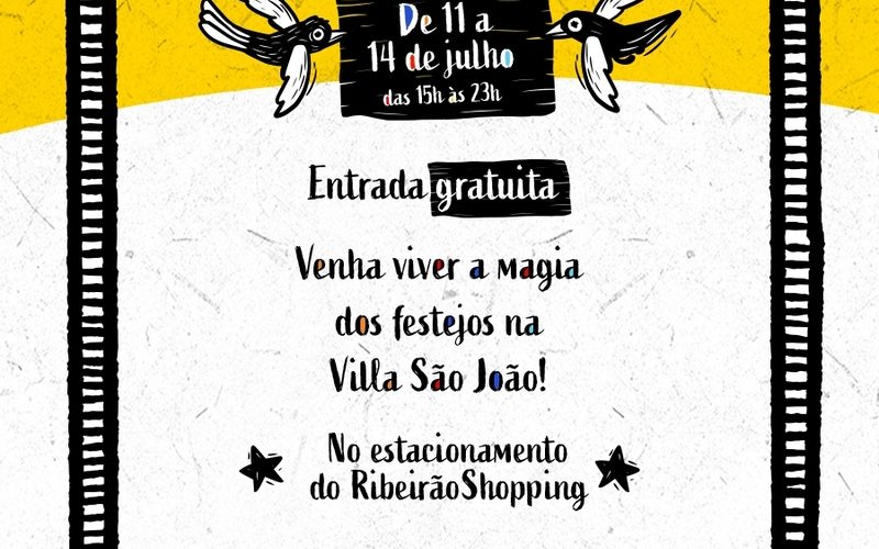 RibeirãoShopping realiza “Villa São João”, evento festivo e cultural com cordéis, música, comidas típicas, artesanato e brincadeiras tradicionais