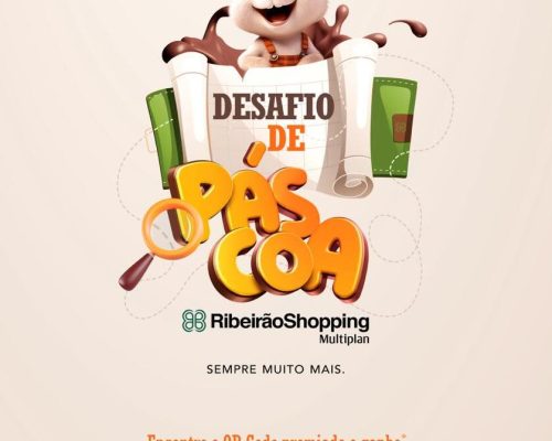 Ribeirão Shopping realiza desafio de páscoa com caça ao coelhinho premiado