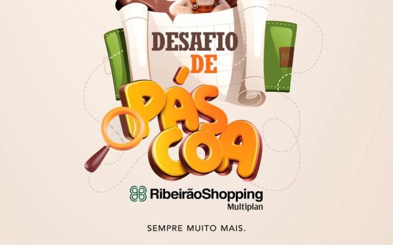 Ribeirão Shopping realiza desafio de páscoa com caça ao coelhinho premiado