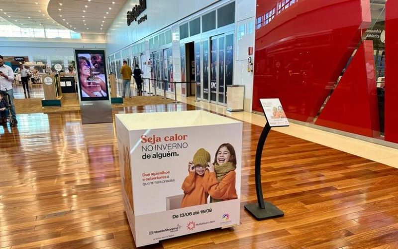 RibeirãoShopping e ShoppingSantaÚrsula se unem em Campanha do Agasalho