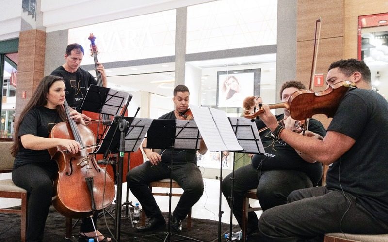 Shopping Santa Úrsula promove apresentação gratuita do Quinteto da Orquestra Sinfônica de Ribeirão Preto em celebração ao Dia dos Pais