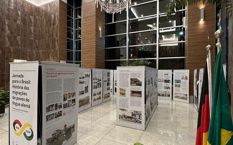 Exposição que celebra os 200 anos da imigração alemã no Brasil é a atração do ShoppingSantaÚrsula