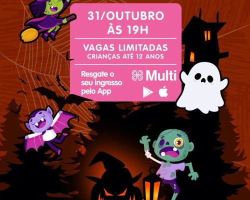 Halloween do ShoppingSantaÚrsula traz caça aos doces para as crianças