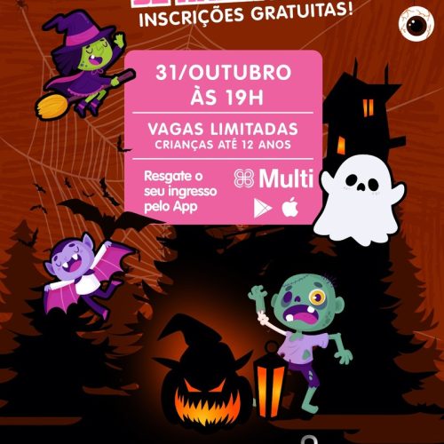 Halloween do ShoppingSantaÚrsula traz caça aos doces para as crianças