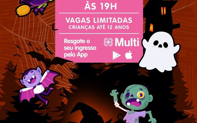 Halloween do ShoppingSantaÚrsula traz caça aos doces para as crianças
