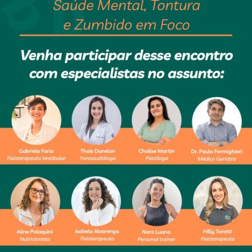 Bem te quero+ promove dois dias de atividades gratuitas para discutir tontura e zumbido
