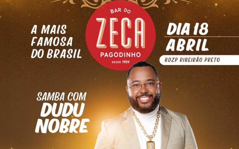 Feijoada de São Jorge traz tradição, samba e gastronomia para Ribeirão Preto com show de Dudu Nobre