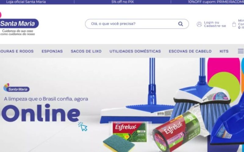 Santa Maria lança e-commerce próprio e amplia acesso direto aos consumidores em todo o Brasil