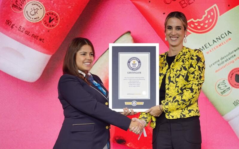 O Boticário quebra recorde mundial e conquista um título do Guinness World Records com lançamento de linha inspirada na melancia