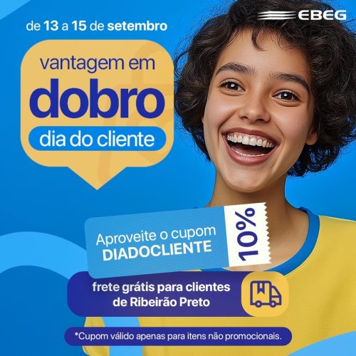 Loja EBEG prepara condições especiais para final de semana em comemoração ao Dia do Cliente