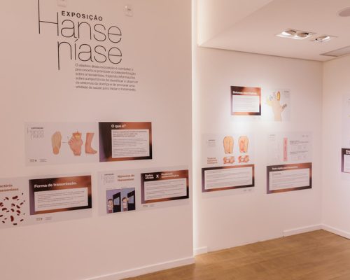 Exposição no RibeirãoShopping alerta para a conscientização da hanseníase