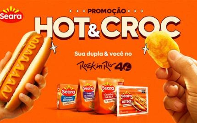 Duplas de sucesso: Seara e Seara Gourmet levam você e um acompanhante para o Rock in Rio