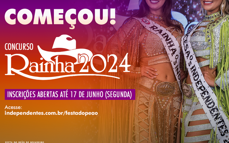 Concurso para Rainha da Festa do Peão de Barretos 2024 tem inscrições abertas