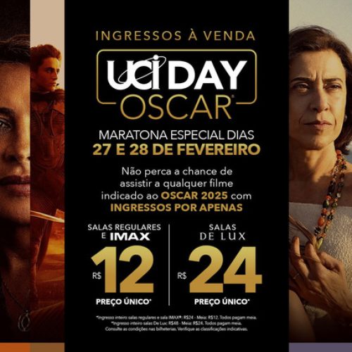 UCI Day Oscar: maratona traz “Duna: Parte Dois” e “O Brutalista” em IMAX, “Ainda Estou Aqui” e mais filmes indicados por R$12