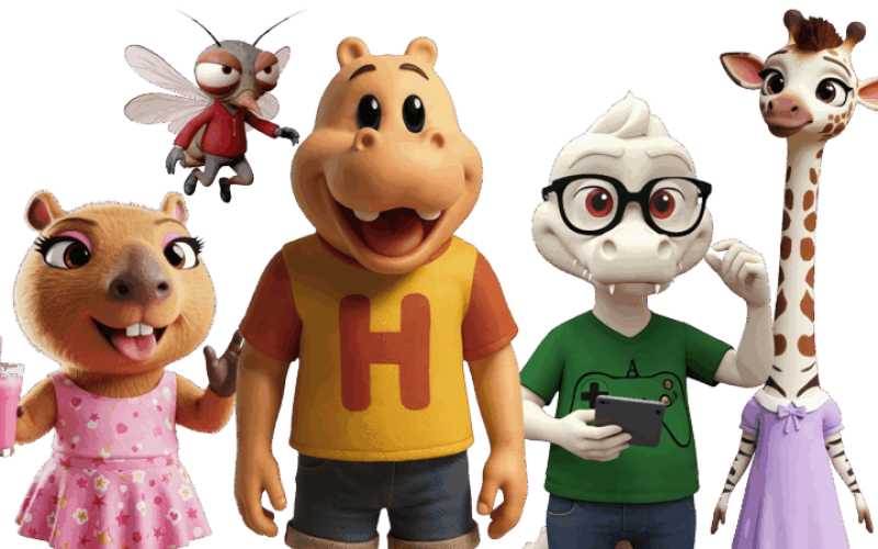 Hipopó ganha nova turminha e histórias semanais no YouTube