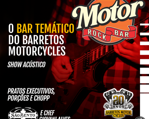 Barretos Motorcycles: Motor Rock Bar terá cardápio assinado por chef renomado
