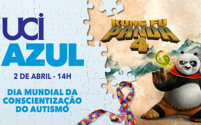 No dia Dia Mundial de Conscientização do Autismo, UCI RibeirãoShopping exibe “Kung Fu Panda 4” em sessão especial para público com TEA