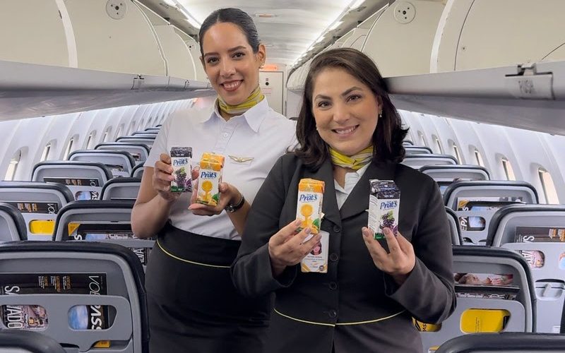VOEPASS Linhas Aéreas servirá sucos Prat’s