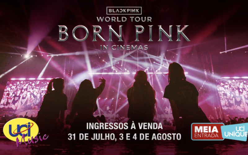UCI exibe show do grupo de k-pop BLACKPINK, em comemoração aos 8 anos da banda