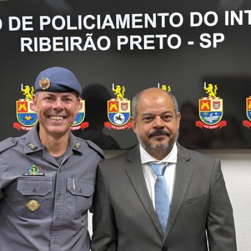 Luit Marques, da Bananas Eventos, foi um dos homenageados pelo Coronel Quintino na Sede da Polícia Militar em Ribeirão Preto, com a medalha Patrono do Comando de Policiamento do Interior Três