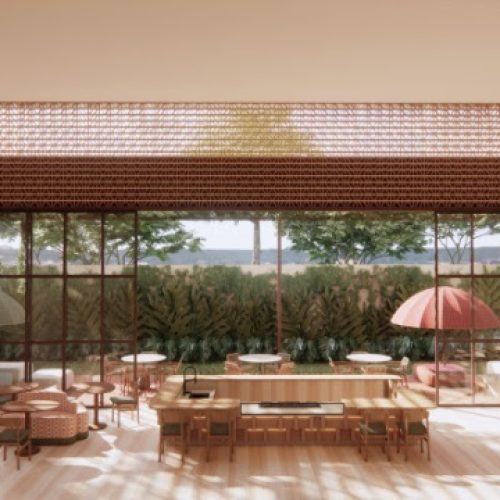 Loja conceito das marcas Delattio e Lafontti usa tecnologia, arquitetura e projeções para promover experiências sensoriais
