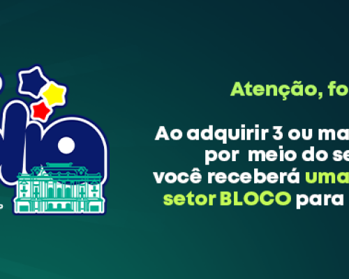 RP FOLIA + de 24 HORAS DE INGRESSOS SEM TAXA E PARCELAMENTO EM ATÉ 6X SEM JUROS